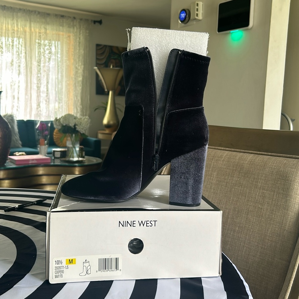 Nine West, Blue Suede Boots never worn